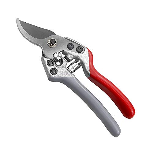 pozzolanas Pruning Shears, 7.5\" Professional Garden Shears Scissors Bypass Pruner Tree Branch Cutter Plant Trimming Scissors