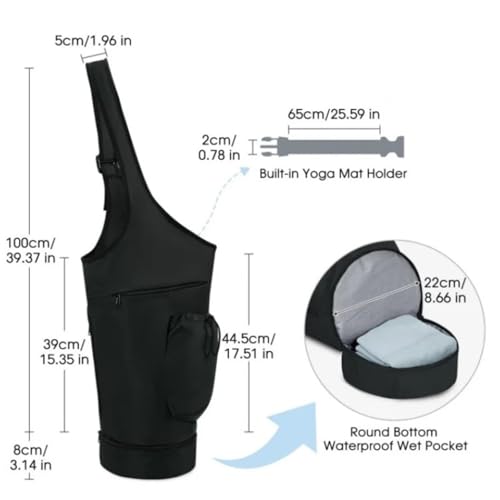 Bolsa esterilla yoga impermeable y de gran capacidad para tus sesiones de fitness 2
