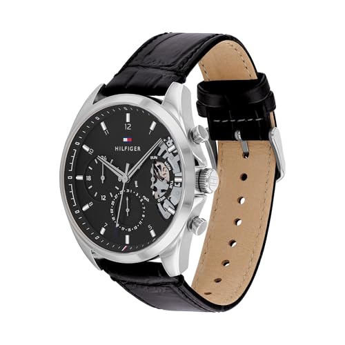 Montre Homme Tommy Hilfiger En Cuir - vue 3