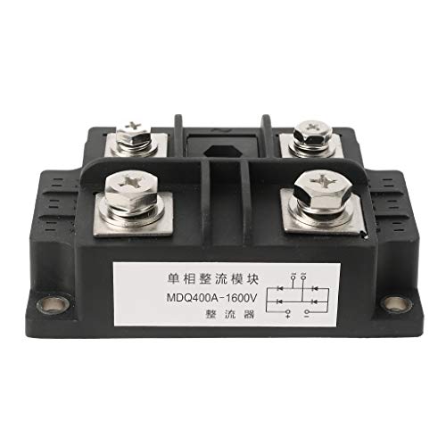 YZYDF Single Phase Rectifier Bridge Module 400A 1600V Diode Module 1 Phase Diode Metal Case Bridge Rectifier