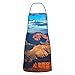 LINGF Canyon At Sunset Grembiule stampato Grembiule da cucina Grembiule da cucina Bavaglino impermeabile con 2 tasche Grembiule da cucina unisex