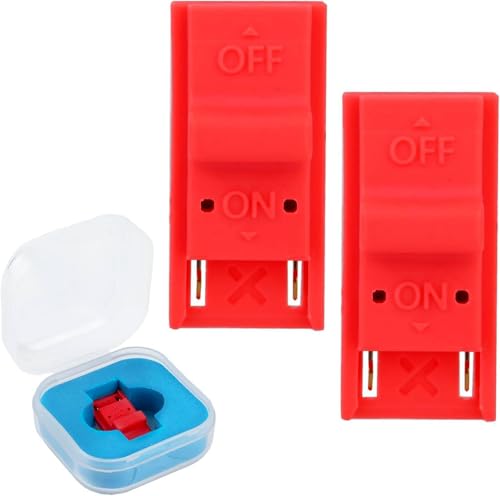 FrostVerve 2 PCS RCM Jig RCM Clip for Switch RCM Loader Jig Short Circuit Tools for Switch Recovery Mode (Red)