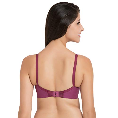 Image of SOUMINIE Women s Cotton Non Padded Full Coverage Everyday Bra | Pack of 3 |