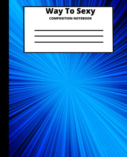 Self Expression "Way To Self" Composition Notebook: For School, Everyday, College, Teen, And Adult Fun Composition Notebooks, Comp Books, Wide Ruled Paper, 100 Sheets, 7.5 x 9.25 image 2