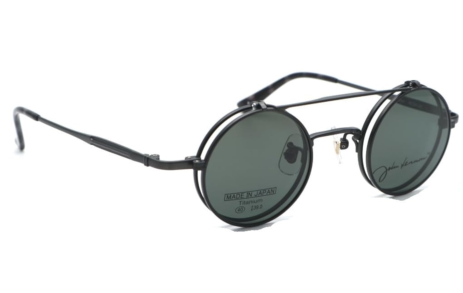 Amazon | ジョンレノン JL-1114 col.4 メガネ 度無レンズセット