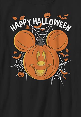 Mickey Mouse Jack O Lantern haut noir à imprimé citrouille durable