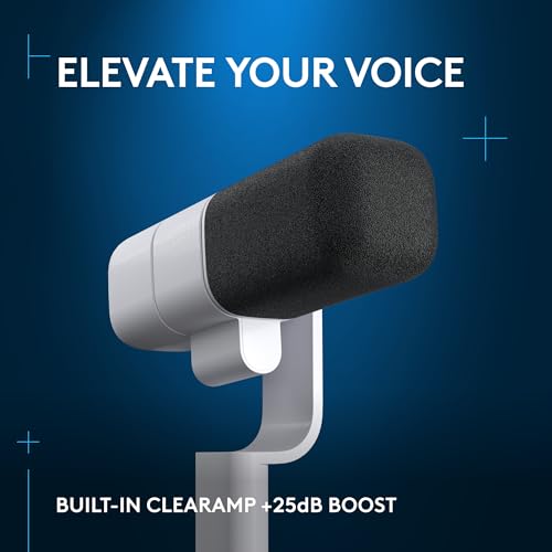 Logitech G Yeti Studio Active Dynamic XLR Broadcast Microphone - Off White - image 3