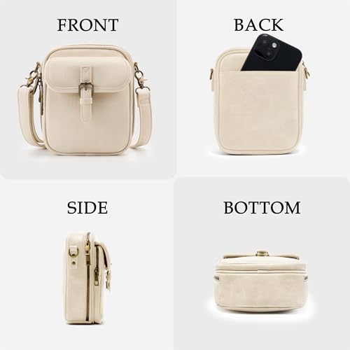 Image of Small Crossbody Bag for Women with Card Slots Vegan Leather Messenger Bag Men Wallet, Cross Body Anti-theft Shoulder Purse