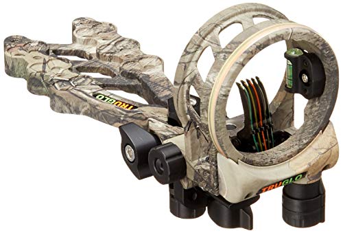 TRUGLO HYPER-STRIKE Ultra-Light Long Range Bow Sight, DDP 5-Pin, Realtree Xtra Camo
