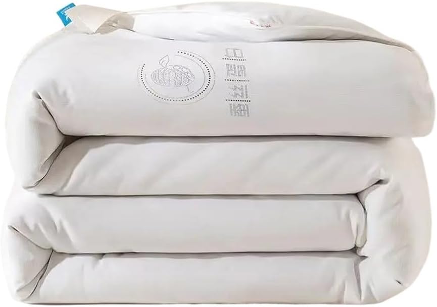 ZHCHAO Silk Comforter Twin Cotton Knitted Quilt Single and Bedding Blanket Bed Cover Bedspread(220x240cm)