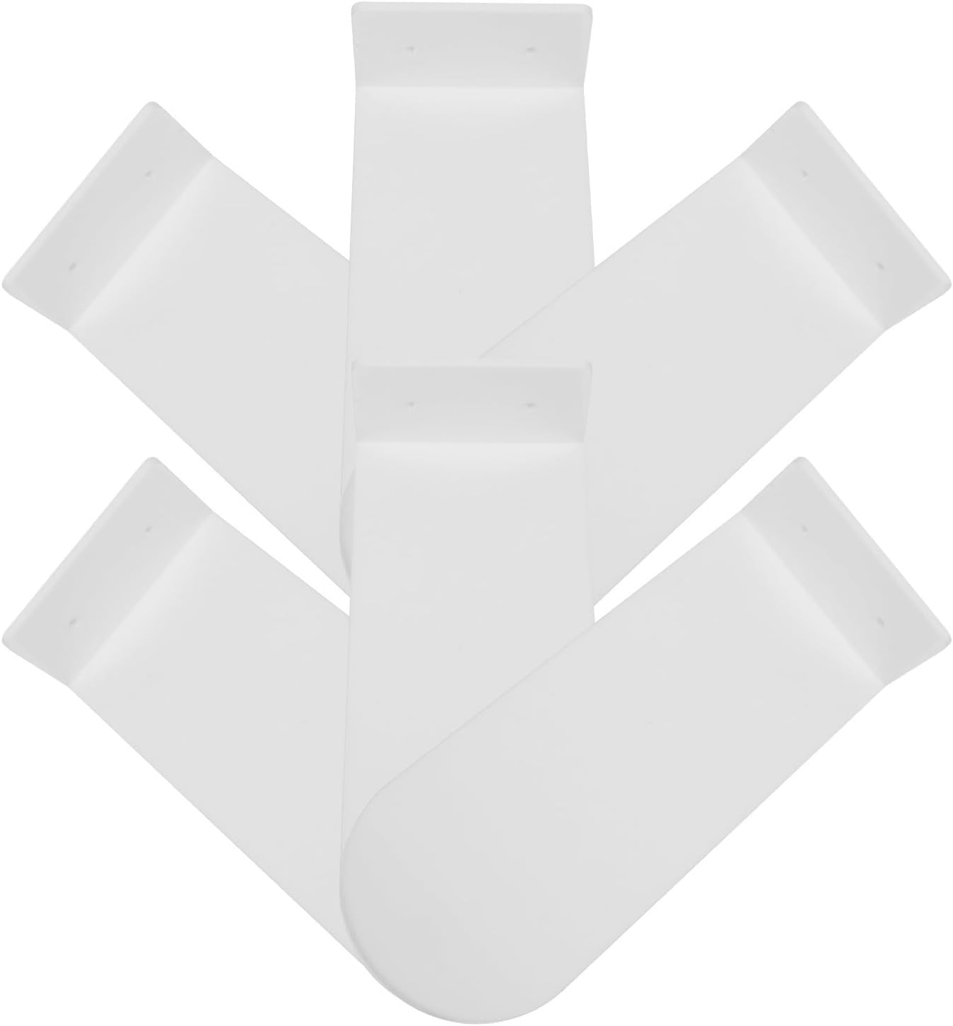 6pcs Acrylic Floating Shoe Shelves Wall Mounted Display Racks