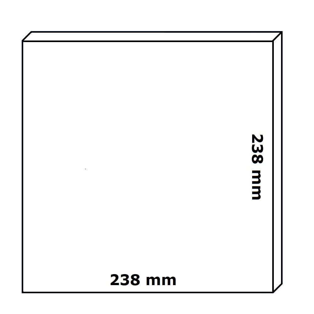 100 Ersatzfilter Limodor Compact | 238x238 mm | Filterklasse ISO Coarse 50%/G3 | Filterstärke 18-20 mm | 00070 | erhöhte Staubspeicherfähigkeit | Großpackung, Businesspreise, Mengenrabatte