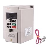 QNK 2.2KW 220V 3HP 11A AC VFD Converter Single to 3 Phase Inverter Variable Frequency Drive CNC Spindle Motor Speed Controller White