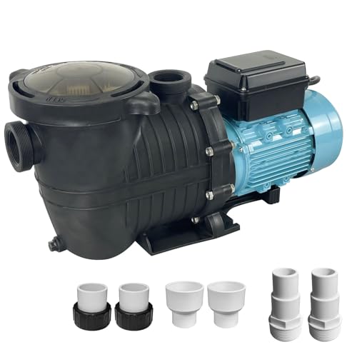 1.5 HP Variable Speed Pool Pump VS Multiple Speed Programmable Pump 230Vac 5880GPH Intelligent In/Above ground pool pump Compatible with 1.5'/2.0' Pipes & 1.25/1.5' Hoses