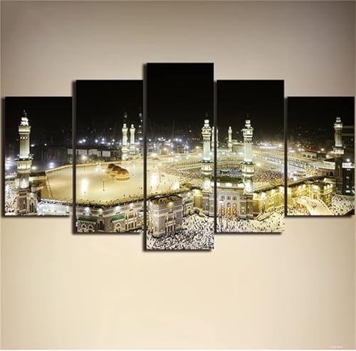 Point de croix kit complet contre le stress, grand diamond painting mosaïque 5 pièces