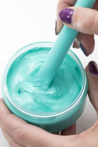 dgaga 8pcs chalk paste with mini squeegeesscreen printing inkchalk paste paint for stencilreusable self adhesive silk screen stencils paste starter kitchalkboard paint for craft diy home 50gjar