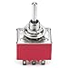 5PCS Toggle Switch 3PDT,ON-ON 2 Position Heavy Duty Rocker Toggle Switch, 9 Pin 2A/250VAC 5A/120VAC 6mm,for Automobile,Home,Industrial