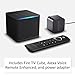 Amazon Fire TV Cube, with AI-powered Fire TV Search, Hands-free streaming device with Alexa, Wi-Fi 6E, 4K Ultra HD