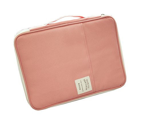 iSuperb A4 Documents Bag Travel Portfolio Organizer Waterproof Files Pouch