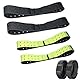 Hayaww 4 Stück Ersatz-Armband Herzfrequenzmesser-Ersatzarmbänder Verstellbares und Atmungsaktives Ersatzarmband mit Weichem Armband für Herzfrequenzmesser Outwork Fitnesstraining Arm Handgelenk (A)