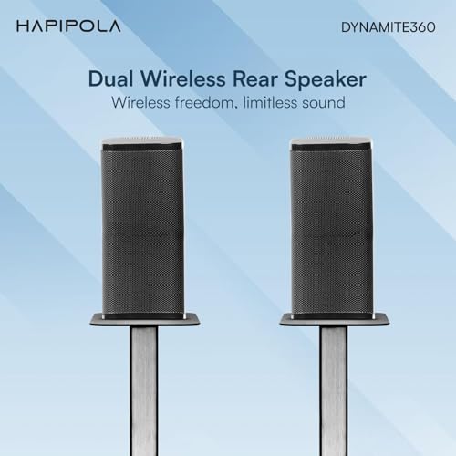 Image of HAPIPOLA Dynamite360 5.1 Channel Home Theatre System, 360W RMS Output, HDMI Input, BT5.3 Connectivity, Optical Input, Aux Input (Dynamite 360)