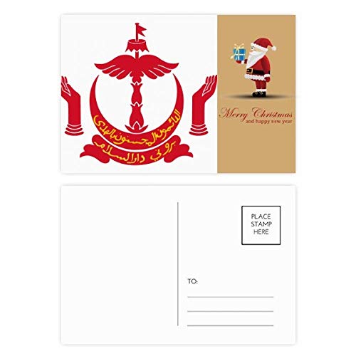 Lot de 20 cartes postales Père Noël à offrir ou à collectionner édition Brunei