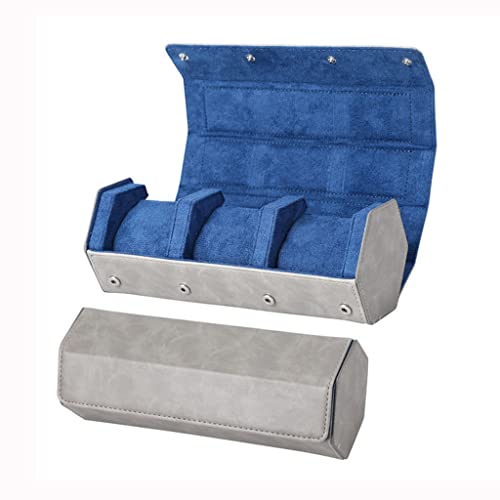 Étui de la montre pour hommes anti-rayure 3-slot watch roll travel case de stockage
