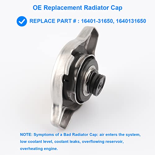 image for Allmotorparts Radiator Cap, Replace 16401-31650, 1640131650 Compatible