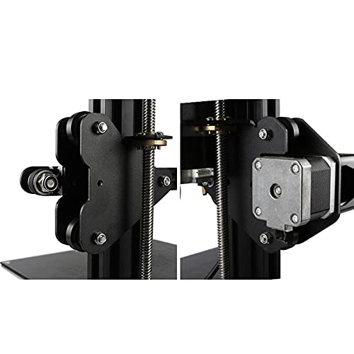 Lysee 3D Printer Parts & Accessories - 1Pcs 3D Printer Parts X Axis Motor Mount Bracket X-Axis Front/Back Motor Mount Plate with Wheels T Nut for Cr-10 S4/S5 - (Color: The Right Shaft)