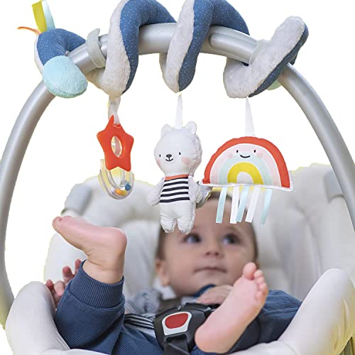 Image of Baby Steps Hanging Rattles Spiral Plush Toys,Crib Toys,Stroller Toys, Car Seat Toys?Infant Toys 0-3?3-6 Months with Musical Plush Toys ?Stimulates Baby?s Senses and Motor Skills