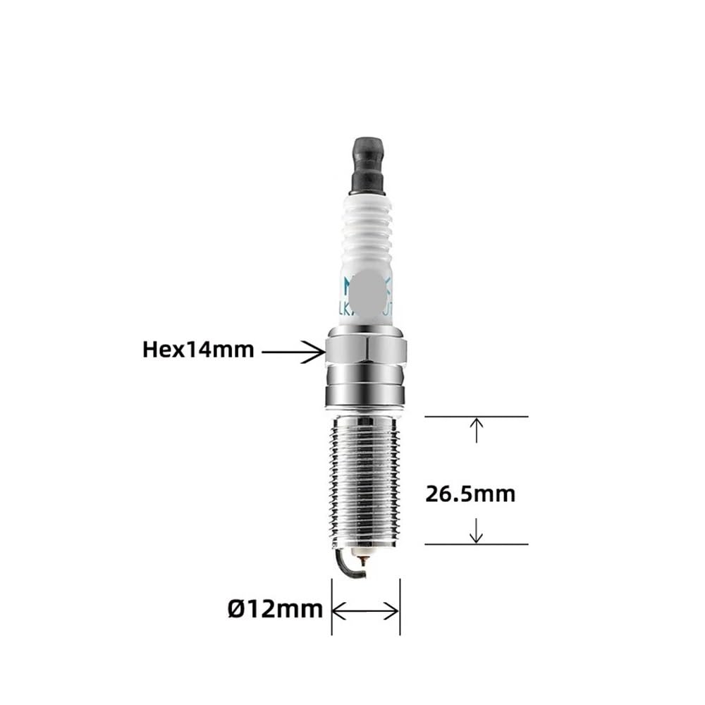 Candele di accensione Iridium Platinum ILKAR7J7G 91121 Adatte per Bin per Correga OE A2811590003