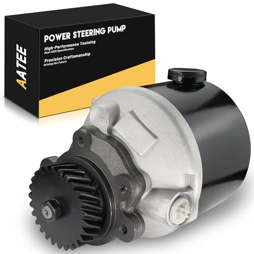 AATEE ‎‎E6NN3K514EA Tractors Power Steering Pump For:-Ford Tractors 2000 2600 3000 3600 4000 4600 5000 5600 6600 6700 7000 7600 7700, Replace# 81822403, 87759440, 83911577, 83917191