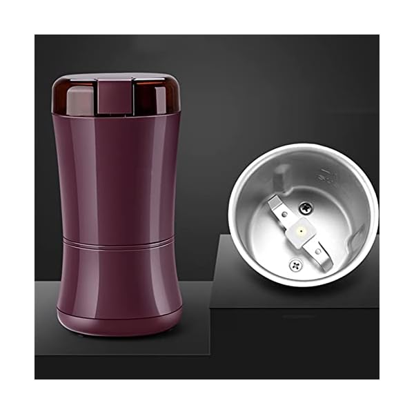 Starfisher Elektrische Kaffeemühle Getreidemühle Tragbare kleine Gewürzmühle mit Ersatzklinge Edelstahlklinge – Bild 7