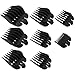 Premium 8-Pack 8 Length Professional Hair Clipper Guide Combs, Replacement Guards Set for All Full-Size W*ahl Clippers/Trimmers(Black)
