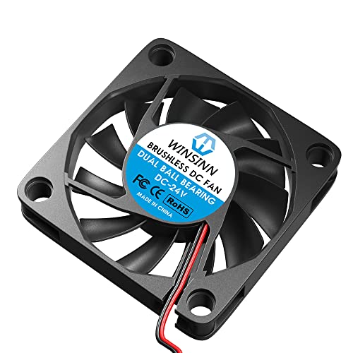 WINSINN 6010 - Ventola da 60 mm, 24 V, con doppio