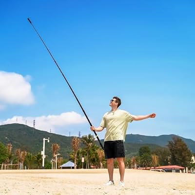 Insta360 Extended Edition Selfie Stick, 3m (9.8ft) Carbon Fiber Invisible Selfie Pole with 1/4 Inch Screw for Action Cameras