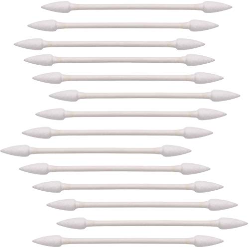 TecUnite 800 Pieces Swabs Tips Precision Tip Swab with Paper Stick, 4 Pack