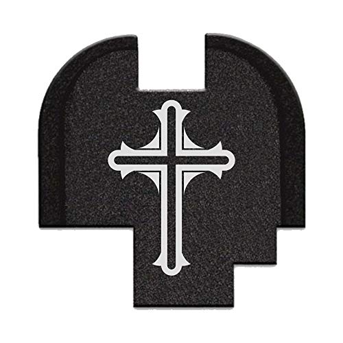 Bastion Laser Engraved Rear Butt Cover Back Plate For Springfield Xd-S Mod.2 9Mm/40Cal - Cross #TOP5
