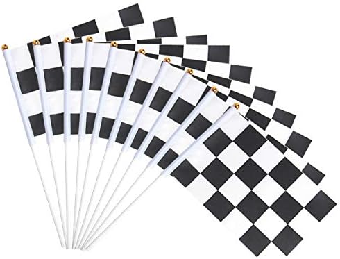 Amazon.com : MIDELONG Checkered Flags, 8