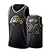 Dear, you # 24 K o be Black Gold Jersey di Pallacanestro,Camicia da Gioco Senza Maniche Unisex Senza Maniche.,Nero,L