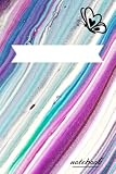  Colourful Galaxy Butterfly notebook
