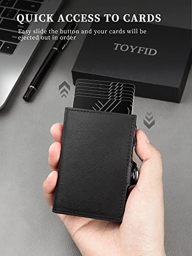 Wallet for Men,Slim Wallet for Men,Minimalist Wallets for Men,Pop Up Wallet,Credit Card Leather Minimalist Wallet,Minimalist Wallet for Business Men,Men's Wallets,RFID Blocking2