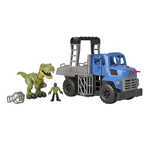 Camion de Capture Jurassic World Imaginext Fisher-Price GVV50 avec figurine dinosaure