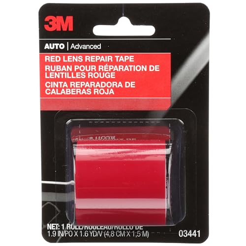 Image of 3M Red Lens Repair Tape, 03441, 1.875 in x 60 in, 2-Pack