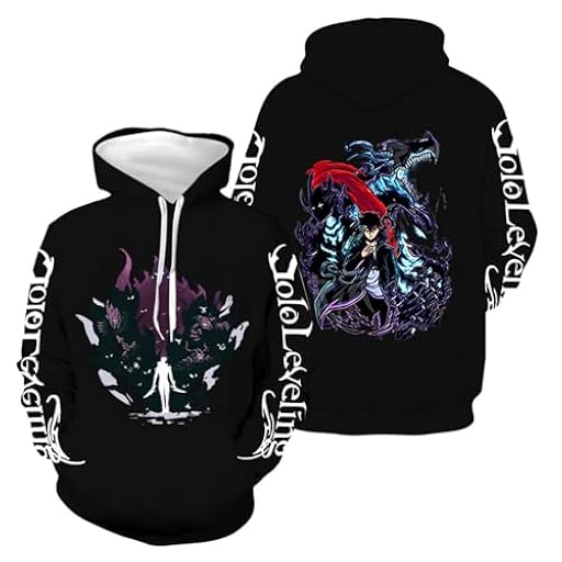 Sudadera con capucha de anime Solo Leveling, sudadera con capucha para hombre, estilo extragrande, unisex, L | Ya disponible en tu tienda friki favorita! En mundofriki.es! Sudadera con capucha de anime Solo Leveling, sudadera con capucha para hombre, estilo extragrande, unisex, L | Ya disponible en tu tienda friki favorita! En mundofriki.es!