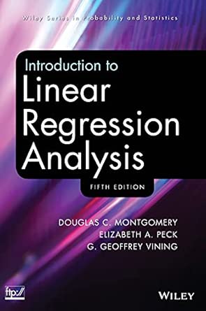Introduction to Linear Regression Analysis 5th Edition book cover