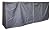 BroilPro Accessories 8ft Heavy Duty Vinyl Indoor Outdoor Firewood Storage Log Cover?Black