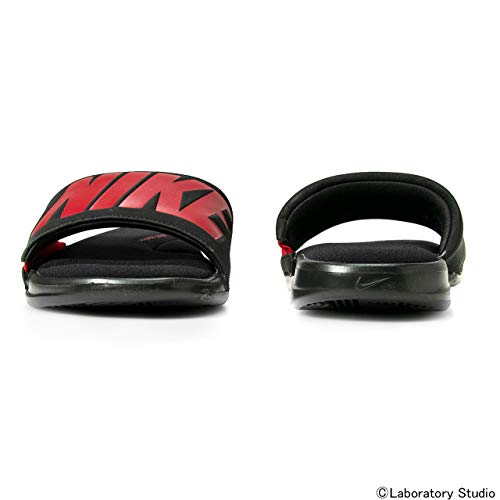 Image of Nike Men's Ultra Comfo Black /Gym Red-White Slipper (AR4494-001)
