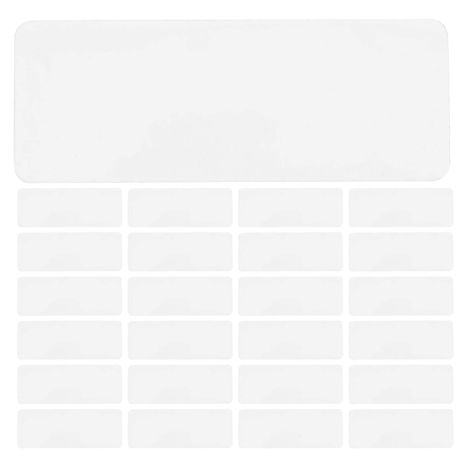 Etichette Magnetiche Scrivibili 70 Pezzi, Bianco, Organizzazione