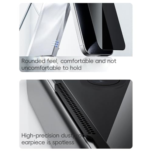 Image of KUZOOM Privacy Glass Screen Protector for iPhone 16 Pro - Anti-Glare & Scratch Resistant